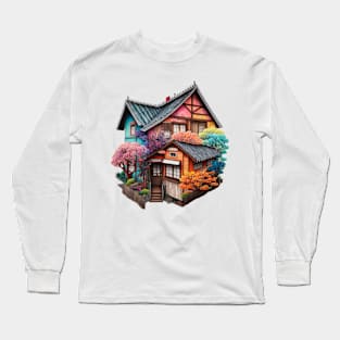 The houses of Ōsaka Long Sleeve T-Shirt